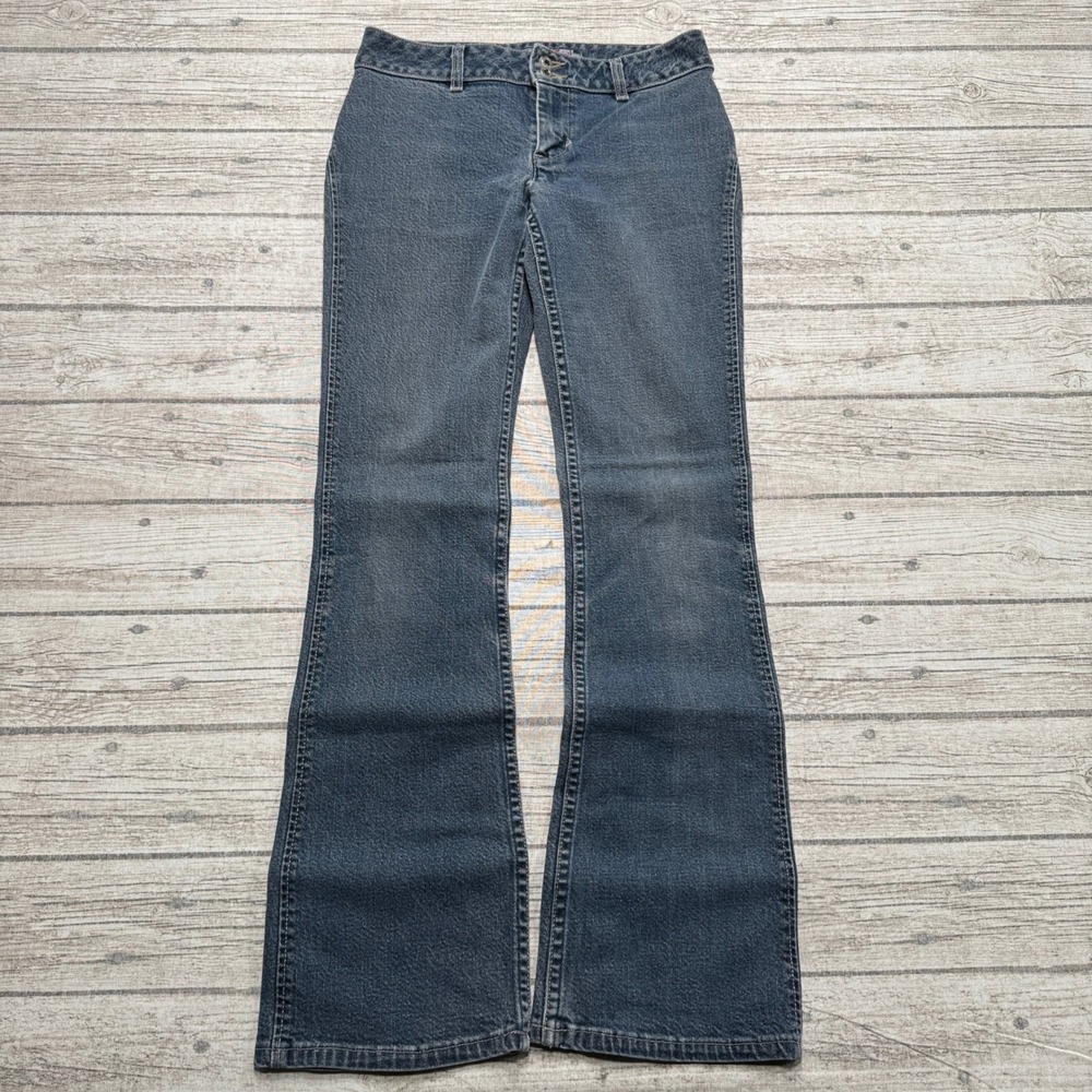 Y2K Silver Jeans Women's 28 Blue Dark Wash Low Rise Bootcut Relaxed Denim Canada